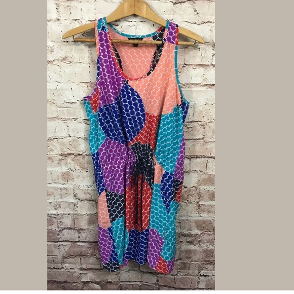 5/$15 Banana Republic Dress 10 multicolor - Picture 7 of 8